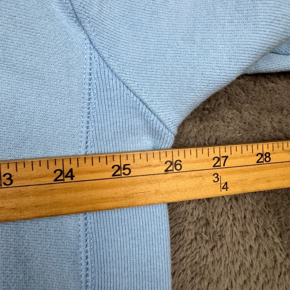Champion Reverse Weave Hoodie Mens XL Blue Excellent Vintage Script Logo GF68 - Picture 5 of 8